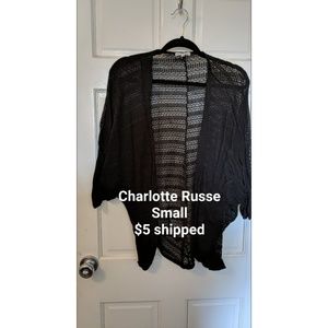 Light black summer cardigan